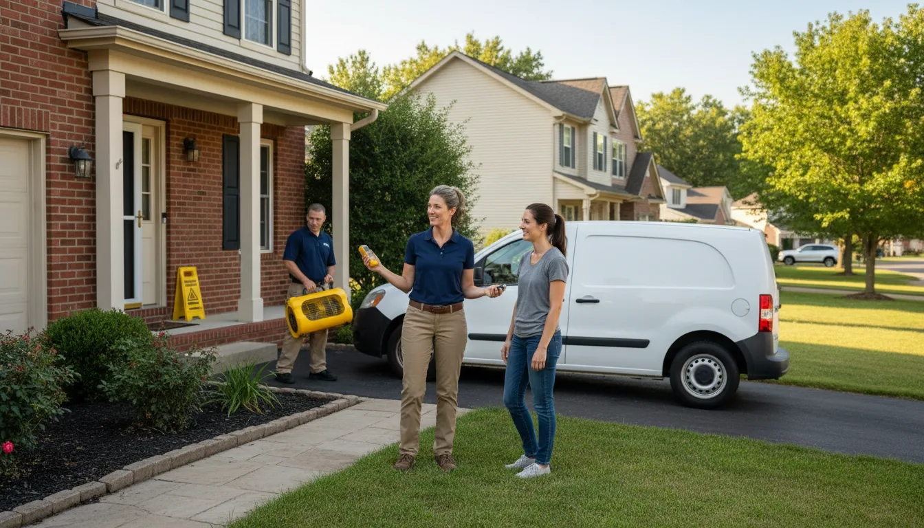 Water restoration image for Water Damage & Restoration Services in Portland, MO